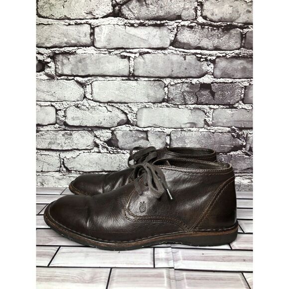 John Varvatos Brown Leather Hipster Chukka LaceUp Ankle Boots Men Sz 10M US/43EU - Picture 11 of 16
